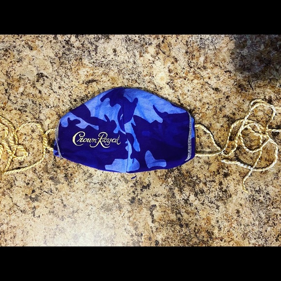Custom Crown Royal Face Mask handmade - Picture 2 of 6